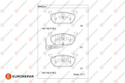1681239080 Sada brzdových destiček, kotoučová brzda EUROREPAR