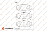 1681250380 EUROREPAR sada brzdových platničiek kotúčovej brzdy 1681250380 EUROREPAR