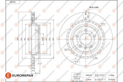 1684284080 Brzdový kotouč EUROREPAR