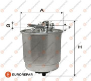 E148105 Palivový filtr EUROREPAR