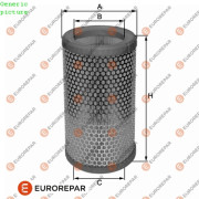 1680345380 EUROREPAR vzduchový filter 1680345380 EUROREPAR