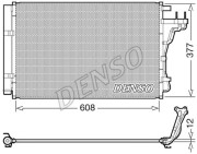 DCN43004 Kondenzátor, klimatizace NPS