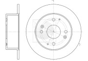 H331A05 Brzdový kotouč NPS