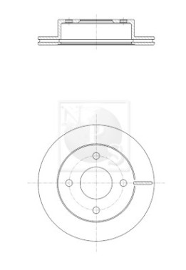 N330N59 Brzdový kotouč NPS