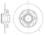 P331A03 Brzdový kotouč NPS