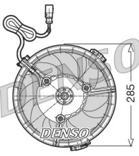 DER02005 NPS ventilátor chladenia motora DER02005 NPS