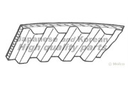 0336-7005 ASHUKI by Palidium ozubený remeň 0336-7005 ASHUKI by Palidium
