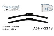 ASH7-1143 List stěrače ASHUKI by Palidium