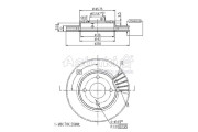 M606-30 Brzdový kotouč ASHUKI by Palidium