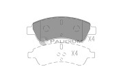P1-1004 Sada brzdových destiček, kotoučová brzda ASHUKI by Palidium