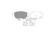 P1-1007 Sada brzdových destiček, kotoučová brzda ASHUKI by Palidium