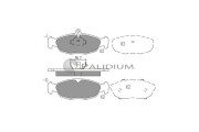 P1-1015 Sada brzdových destiček, kotoučová brzda ASHUKI by Palidium