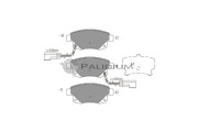 P1-1074 Sada brzdových destiček, kotoučová brzda ASHUKI by Palidium