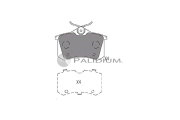 P1-1106 Sada brzdových destiček, kotoučová brzda ASHUKI by Palidium
