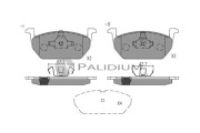 P1-1541 Sada brzdových destiček, kotoučová brzda ASHUKI by Palidium