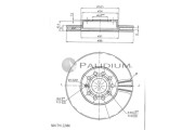 P330-040 Brzdový kotouč ASHUKI by Palidium