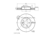 P330-113 Brzdový kotouč ASHUKI by Palidium