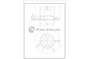 P330-254 Brzdový kotouč ASHUKI by Palidium