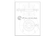 P330-263 Brzdový kotouč ASHUKI by Palidium