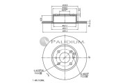 P331-047 Brzdový kotouč ASHUKI by Palidium