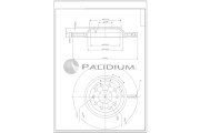 P331-137 Brzdový kotouč ASHUKI by Palidium