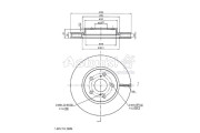 T603-39 Brzdový kotouč ASHUKI by Palidium