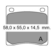 830710 VEMA sada brzdových platničiek kotúčovej brzdy 830710 VEMA