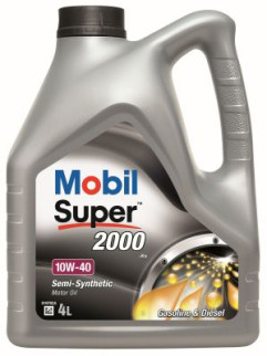 150865 MOBIL Motorové oleje MOBIL SUPER 2000 X1 10W40 4L MOBIL