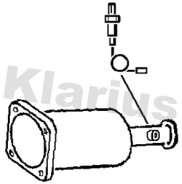 390182 Filtr pevnych castic, vyfukovy system KLARIUS
