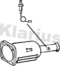 390226 Filtr pevnych castic, vyfukovy system KLARIUS