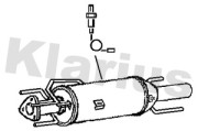 390248 KLARIUS filter sadzí/pevných častíc výfukového systému 390248 KLARIUS