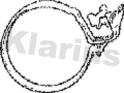 430098 Drzak, vyfukovy system KLARIUS