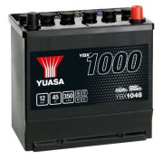 YBX1048 YUASA Startovací baterie 12V / 45Ah / 350A - pravá (YBX1000) | YBX1048 YUASA