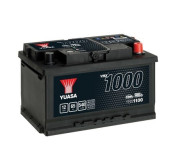 YBX1100 YUASA Startovací baterie 12V / 65Ah / 540A - pravá (YBX1000) | YBX1100 YUASA