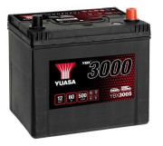 YBX3005 YUASA Startovací baterie 12V / 60Ah / 500A - pravá (YBX3000) | YBX3005 YUASA