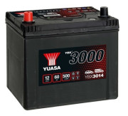 YBX3014 YUASA Startovací baterie 12V / 60Ah / 500A - levá (YBX3000) | YBX3014 YUASA