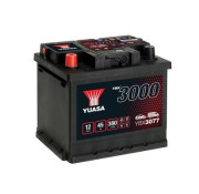 YBX3077 YUASA Startovací baterie 12V / 45Ah / 380A - levá (YBX3000) | YBX3077 YUASA
