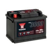 YBX3078 YUASA Startovací baterie 12V / 62Ah / 550A - levá (YBX3000) | YBX3078 YUASA