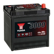 YBX3108 YUASA Startovací baterie 12V / 50Ah / 400A - pravá (YBX3000) | YBX3108 YUASA