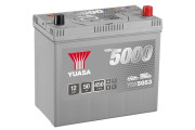 YBX5053 YUASA Startovací baterie 12V / 50Ah / 450A - pravá (YBX5000) | YBX5053 YUASA