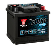 YBX7012 startovací baterie YBX7000 EFB Start Stop Plus Batteries YUASA