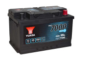 YBX7100 YUASA Startovací baterie 12V / 65Ah / 650A - pravá (YBX7000) | YBX7100 YUASA