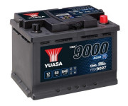 YBX9027 YUASA Startovací baterie 12V / 60Ah / 640A - pravá (YBX9000) | YBX9027 YUASA