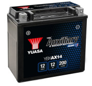 YBXAX14 startovací baterie Auxilliary, Backup & Specialist Batteries YUASA