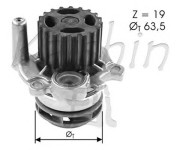 WPC380 CALIBER vodné čerpadlo, chladenie motora WPC380 CALIBER