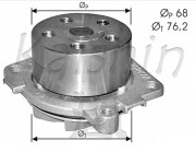 WPC406 CALIBER vodné čerpadlo, chladenie motora WPC406 CALIBER