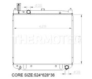 D72017TT Chladič, chlazení motoru THERMOTEC