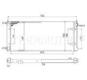 D7W028TT THERMOTEC chladič motora D7W028TT THERMOTEC