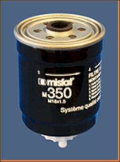 M350 MISFAT palivový filter M350 MISFAT