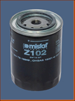 Z102 Olejový filtr MISFAT